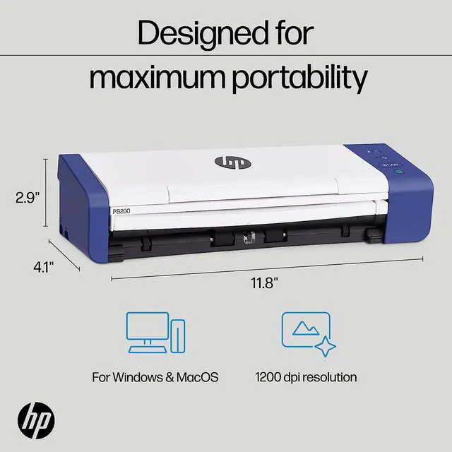 Alt view image 3 of 9 - HP Duplex Document Scanner & Photo Scanner W/Auto-Feed Tray for 2-Sided Scanning