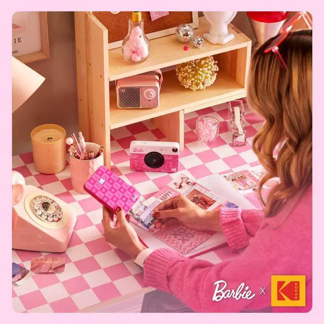 Alt view image 4 of 7 - Barbie x Kodak Step Slim Wireless Instant Portable Photo Printer, 2x3" Full Color Portable Printer