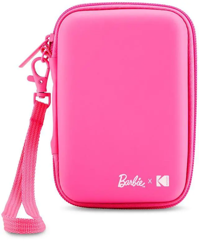 Main image of Barbie x Kodak EVA Travel Case with Removable Strap, Built-in Mesh Pocket Stores Zink Paper & More!