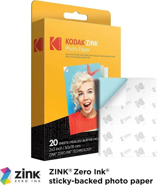 Alt view image 3 of 7 - Kodak x Barbie Printomatic Instant Print Camera Signature Style, Case + Paper (20 Sheets) - Bundle