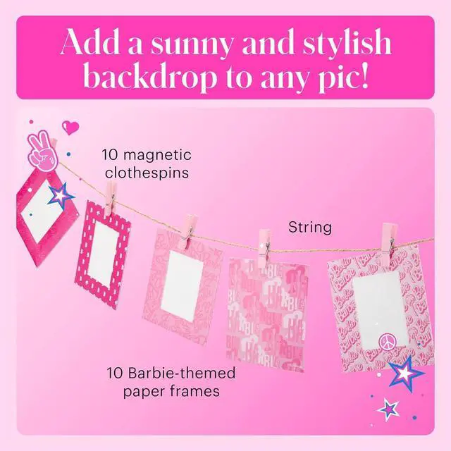 Alt view image 7 of 7 - Kodak x Barbie Step Slim Instant Photo Printer, Iconic Style Barbie Case, Paper & More - Gift Bundle