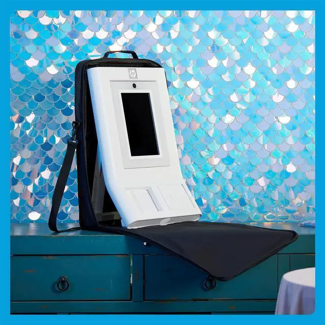 Alt view image 5 of 6 - HP Premium Carrying Padded Storage Case w/Removable Shoulder Strap for Sprocket Photobooth (Black)