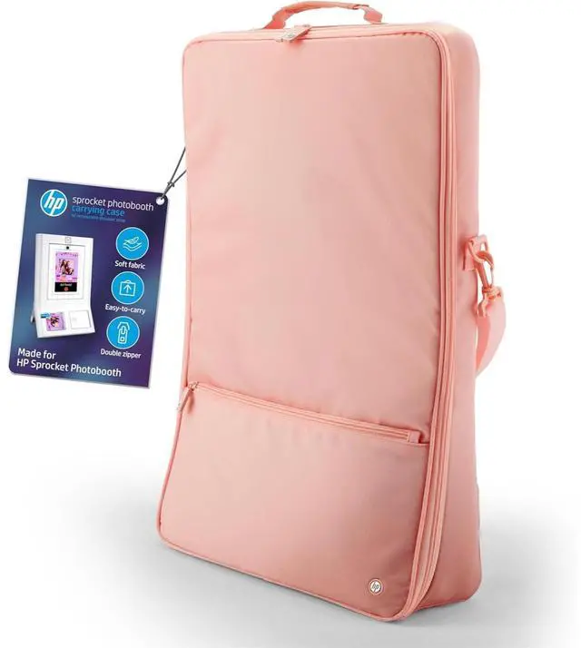 Main image of HP Premium Carrying Padded Storage Case w/Removable Shoulder Strap for Sprocket Photobooth (Pink)