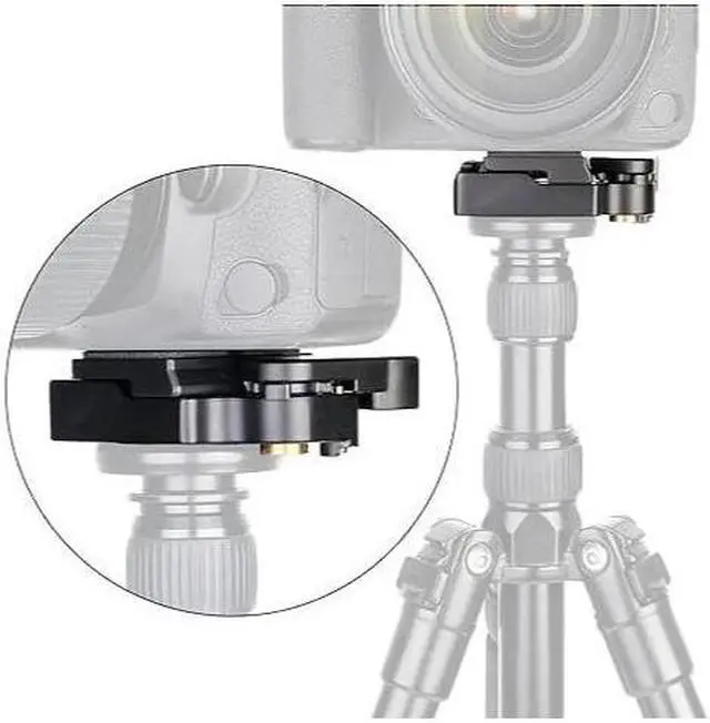Alt view image 2 of 2 - Ritz Gear 2-Pack RC2 Rapid Connect QR Plates Tripod Adapter
