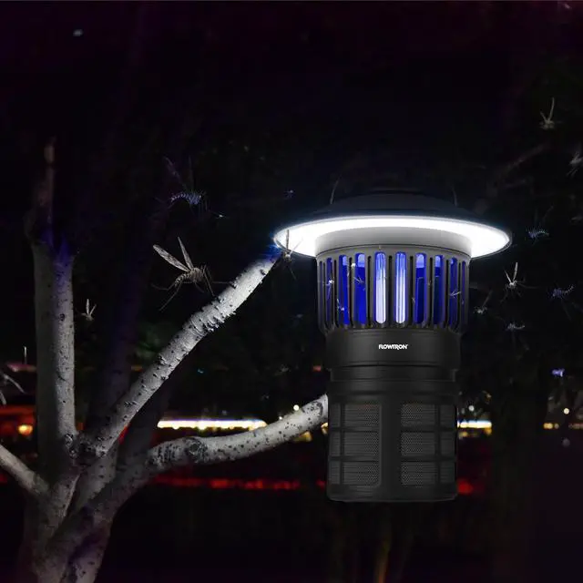 Alt view image 2 of 4 - Flowtron Bug Trap Lantern  3 Modes, UV Light, USB-C, Rechargeable, Indoor & Outdoor
