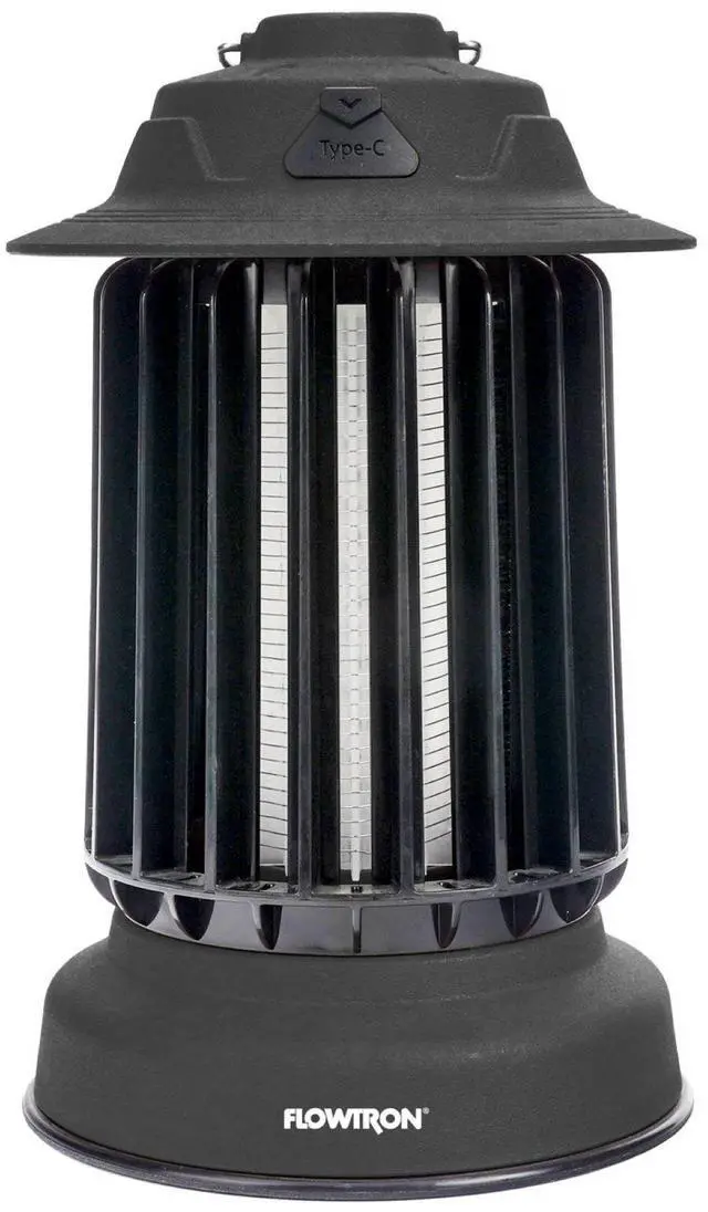 Alt view image 3 of 3 - Flowtron Lantern Bug Zapper with UV Light Indoor Insect Trap Quiet Fan USB-C Cable
