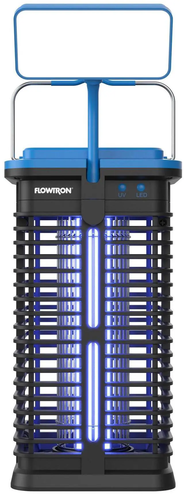 Alt view image 3 of 7 - Flowtron Solar Bug Zapper Indoor Outdoor Trap with LED Lamp USB-C Charging and 1-Year Warranty
