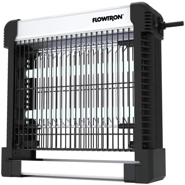 Alt view image 5 of 6 - Flowtron Indoor Bug Zapper with 3000V Power, LED Lamp, 10W UV Bulbs & Easy-Clean Shock Grid