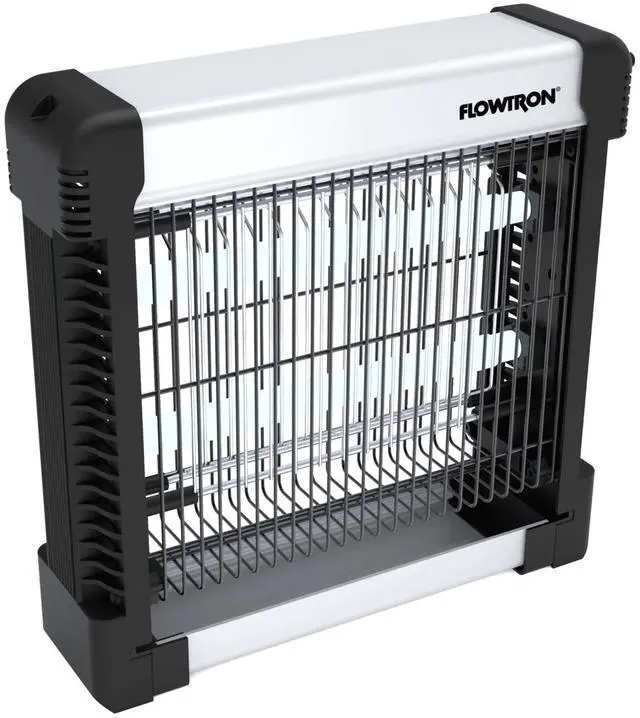 Alt view image 2 of 6 - Flowtron Indoor Bug Zapper with 3000V Power, LED Lamp, 10W UV Bulbs & Easy-Clean Shock Grid