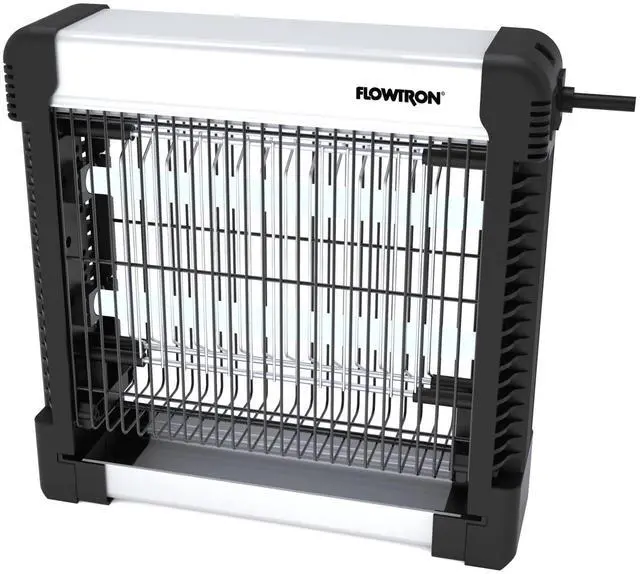 Alt view image 4 of 6 - Flowtron Indoor Bug Zapper with 3000V Power, LED Lamp, 10W UV Bulbs & Easy-Clean Shock Grid