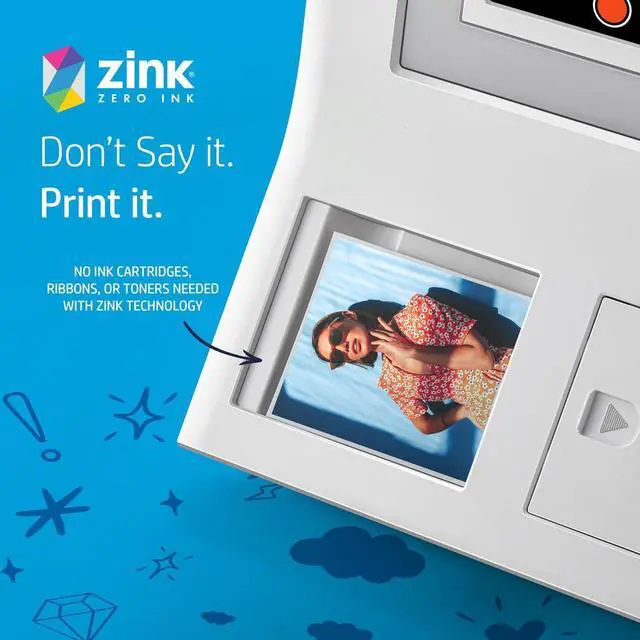 Alt view image 5 of 7 - HP Sprocket 3.5 x 4.25 Zink Sticky-Backed Photo Paper (1000 Pack) Compatible with HP Sprocket 3x4 Photobooth and Photo Printer