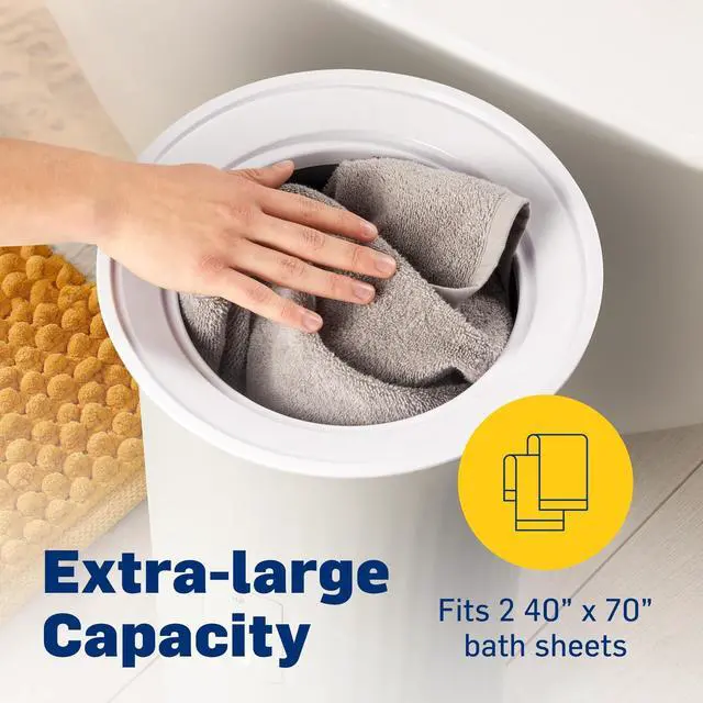 Alt view image 2 of 7 - Live Fine Towel Warmer | Bucket Style Luxury Heater with LED Display, Adjustable Timer, Auto Shut-Off | Fits 40 x 70 Oversized Towel