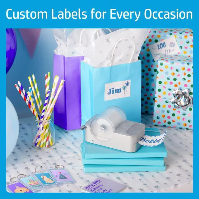 Alt view image 7 of 7 - HP Sprocket Panorama Instant Portable Color Label & Photo Printer with Bluetooth White