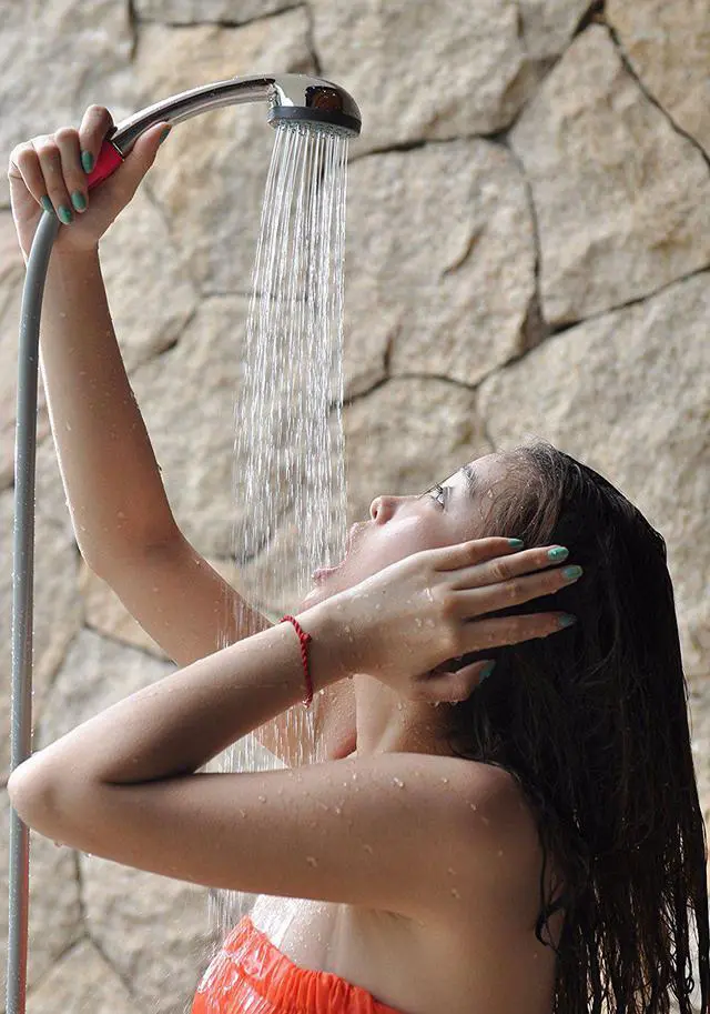 Alt view image 2 of 8 - Ivation Battery-Powered Handheld Portable Shower - Turns Water from Bucket/Sink Into Steady, Gentle Stream - Built-In 2200mAh Rechargeable Battery