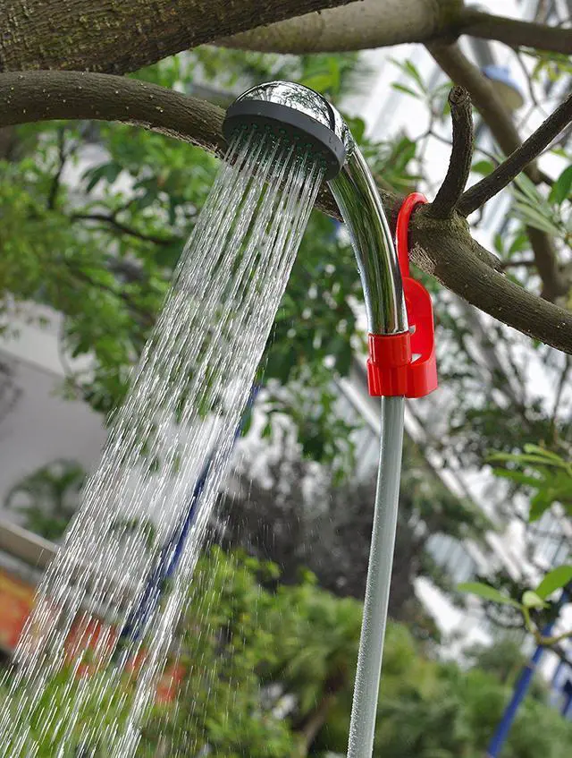 Alt view image 7 of 8 - Ivation Battery-Powered Handheld Portable Shower - Turns Water from Bucket/Sink Into Steady, Gentle Stream - Built-In 2200mAh Rechargeable Battery