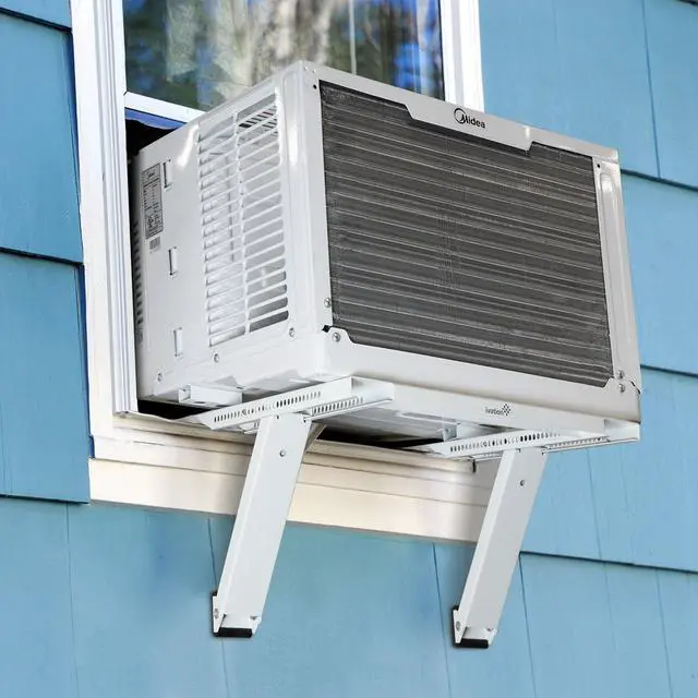 Alt view image 2 of 13 - Ivation Window Air Conditioner Mounting Support Bracket – Easy To Install Universal AC Mount, No Tools Required – Heavy Duty Steel Construction Holds Up To 200 lbs – Fits Single Or Double Hung Windows