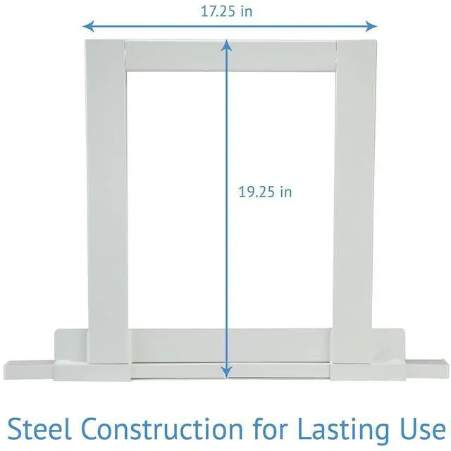 Alt view image 4 of 13 - Ivation Window Air Conditioner Mounting Support Bracket – Easy To Install Universal AC Mount, No Tools Required – Heavy Duty Steel Construction Holds Up To 200 lbs – Fits Single Or Double Hung Windows