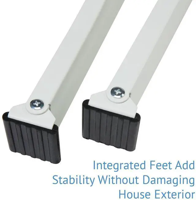 Alt view image 6 of 13 - Ivation Window Air Conditioner Mounting Support Bracket – Easy To Install Universal AC Mount, No Tools Required – Heavy Duty Steel Construction Holds Up To 200 lbs – Fits Single Or Double Hung Windows
