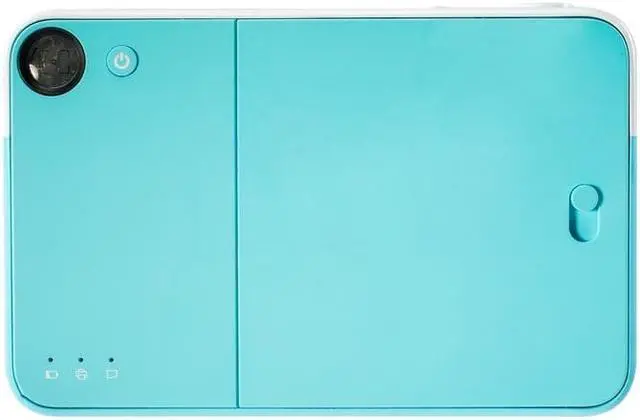Alt view image 3 of 10 - kodak printomatic digital instant print camera blue, full color prints on zink 2x3" stickybacked photo paper  print memories instantly