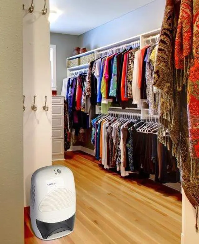 Alt view image 3 of 6 - Ivation IVADM35 Powerful Mid-Size Thermo-Electric Dehumidifier - Quietly Gathers Up To 20 Ounces of Water Per Day - for Bath Room, Basement, Attic, Boats, Rv Ect - for Spaces Up To 2,200 Cubic Feet