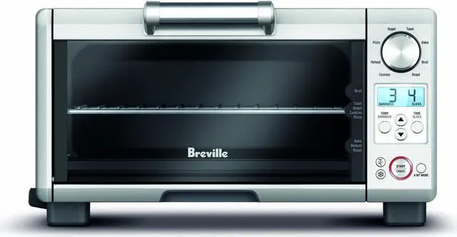 Alt view image 2 of 19 - Breville the Mini Smart Oven®, Electric Countertop Toaster Oven, Small Portable Oven, BOV450XL, Brushed Stainless Steel