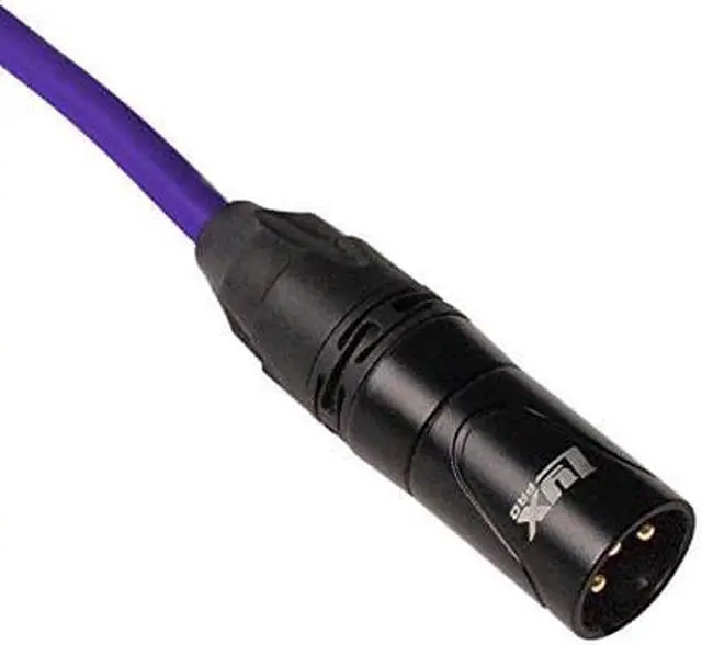 Alt view image 5 of 7 - LyxPro Balanced XLR Cable 25 ft Microphone Cable, Powered Speakers , Purple