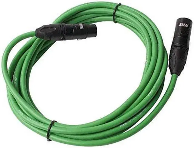 Alt view image 6 of 13 - LyxPro XLR Microphone Cable 100 Ft xlr cable for Microphones and Devices, Green