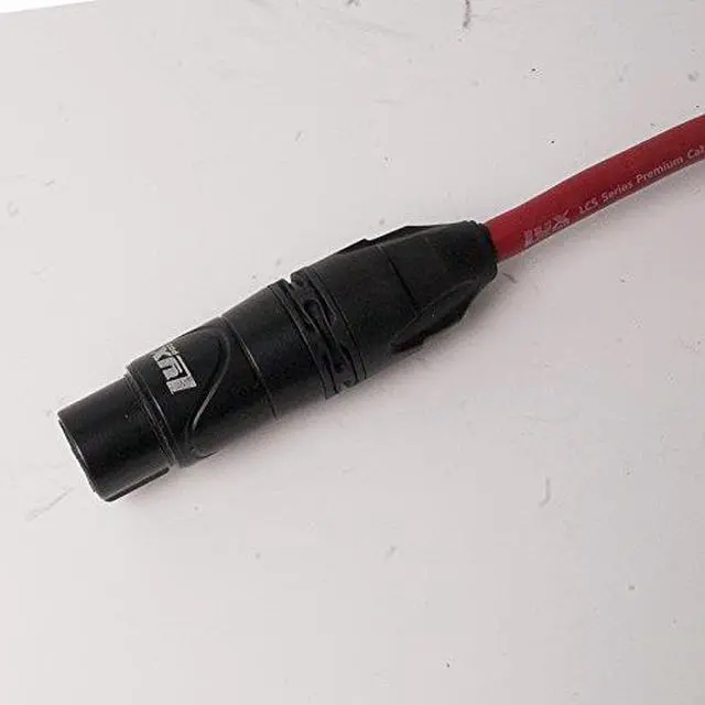 Alt view image 5 of 8 - LyxPro Balanced XLR Cable 25 ft Microphone Cable, Powered Speakers , Red