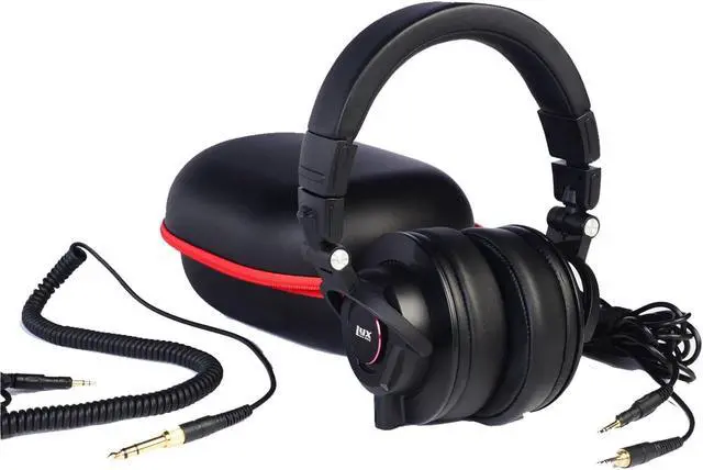 Alt view image 3 of 10 - LyxPro HAS-30 Professional Studio Monitor Headphones, Detachable Cable, Foldable