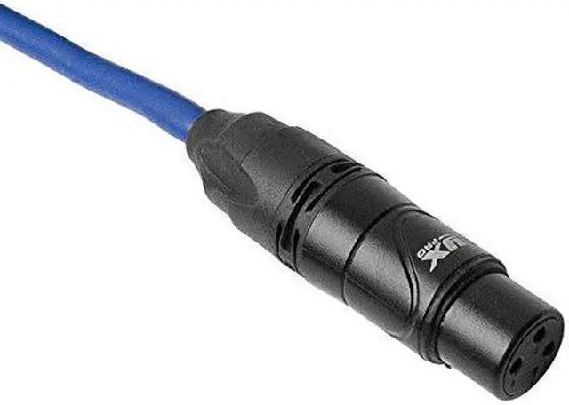 Alt view image 5 of 12 - LyxPro Balanced XLR Cable 6 ft Microphone Cable, Powered Speakers , Blue