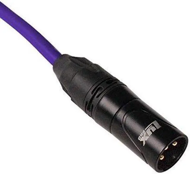 Alt view image 5 of 7 - LyxPro Balanced XLR Cable 50 ft Microphone Cable, Powered Speakers , Purple