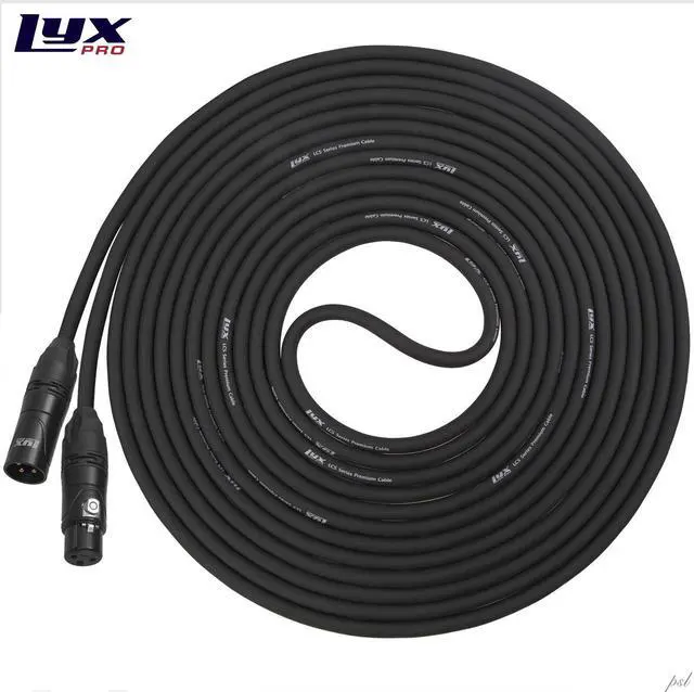 Main image of LyxPro Balanced XLR Cable 15 ft Microphone Cable, Powered Speakers , Yellow