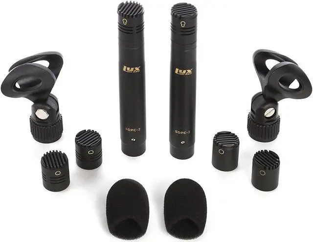 Alt view image 5 of 14 - LyxPro Pencil Condenser Stick Microphones Omni, Cardioid, Super Cardioid Capsule