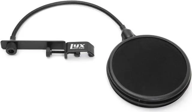 Alt view image 7 of 9 - LyxPro Dual Layer Microphone Pop Filter Superior Vocal Performance Pop Shield