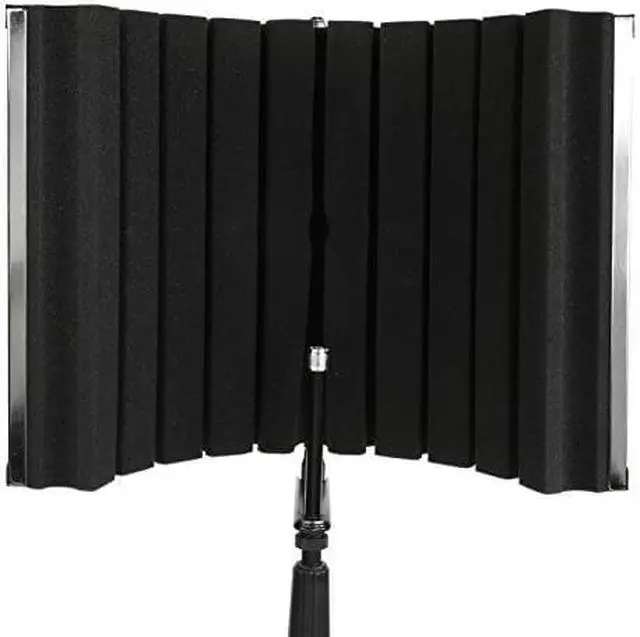 Alt view image 5 of 12 - LyxPro VRI-30 Portable Foldable Sound Absorbing Recording Panel Stand Mount