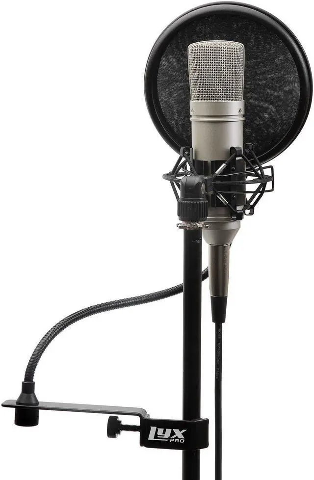 Alt view image 6 of 9 - LyxPro Dual Layer Microphone Pop Filter Superior Vocal Performance Pop Shield