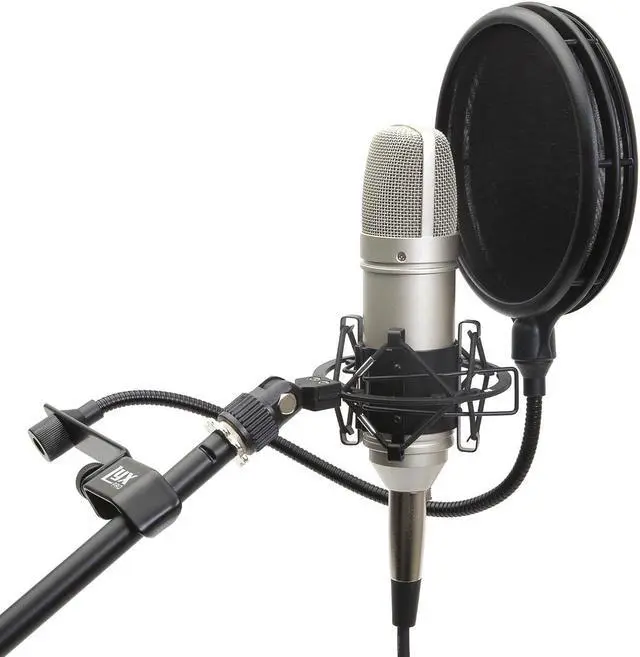 Alt view image 5 of 9 - LyxPro Dual Layer Microphone Pop Filter Superior Vocal Performance Pop Shield