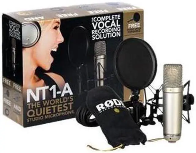 Alt view image 11 of 17 - Rode Microphones NT1-A Quiet Studio Condenser Microphone