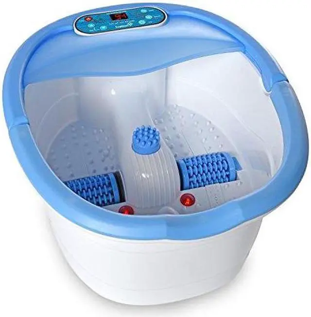 Main image of Ivation Multifunction Foot Spa – Heated Bath with Vibration, Rollers, Bubble Massage & Aromatherapy – Digital Temperature Control LED Display - Includes 3 Pedicure Attachments
