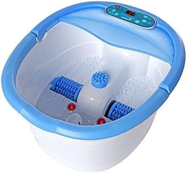 Alt view image 6 of 14 - Ivation Multifunction Foot Spa – Heated Bath with Vibration, Rollers, Bubble Massage & Aromatherapy – Digital Temperature Control LED Display - Includes 3 Pedicure Attachments