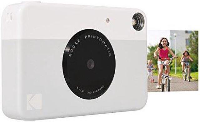 Kodak Printomatic Instant Print Camera , Prints On ZINK 2x3 Sticky-Backed  Paper - Grey 