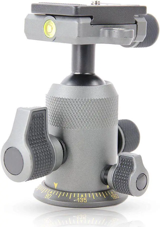 Alt view image 6 of 15 - Vanguard Alta BH-100 Aluminum Ball Head - 22 lb Max Load Capacity, 2 Bubble Levels