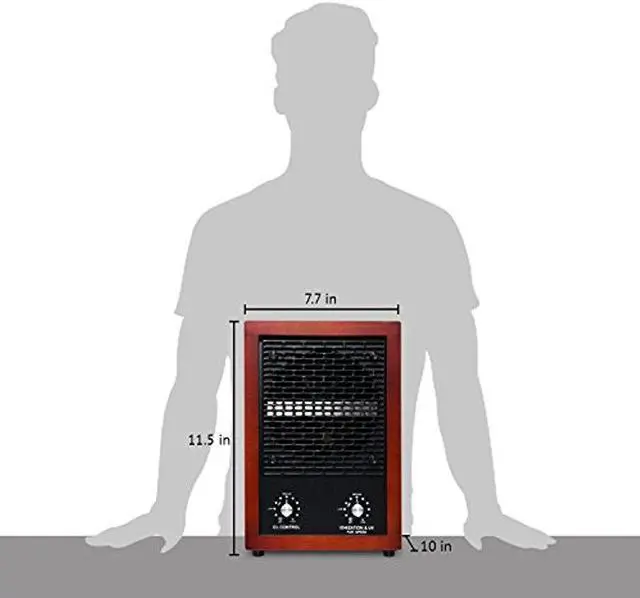 Alt view image 4 of 7 - Ivation Replacement Photocatalytic Filter for IVADGOZHEPA Ivation 5-in-1 HEPA Air Purifier & Ozone Generator W/Digital Display Timer and Remote