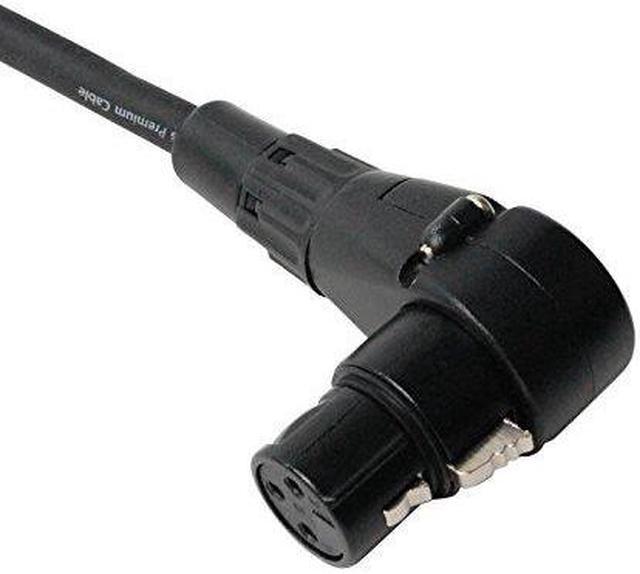 Alt view image 3 of 3 - LyxPro Balanced XLR Cable Premium Series Microphone Cable, Speakers and Pro Devices Cable, 1.5 Ft RA Female- Blue