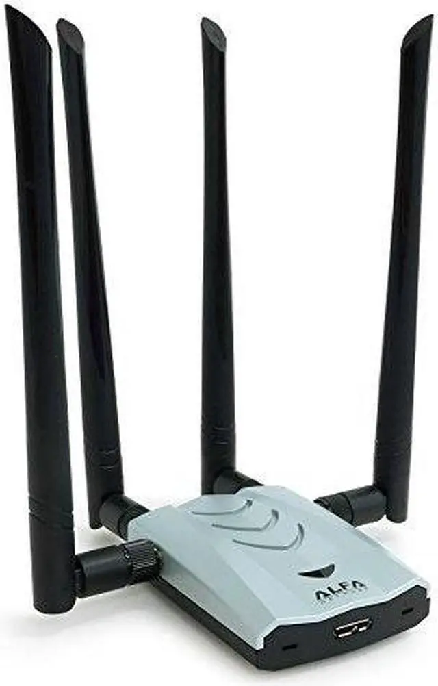 Alt view image 11 of 14 - Alfa AWUS1900 802.11ac Dual band 2.4/5 Ghz Wi-Fi USB Adapter AC1900 1900Mbps
