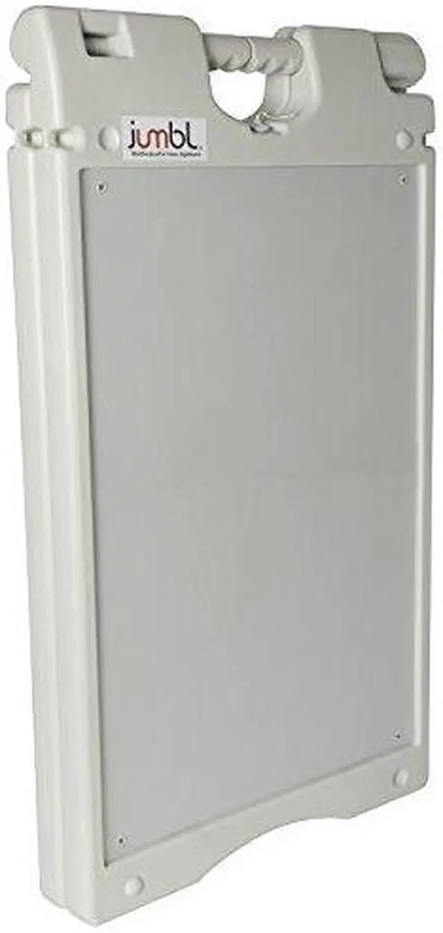 Alt view image 3 of 6 - Durable Weatherproof Jumbl A-Frame Signboard Foldable with Nonslip Base for Outdoor Sidewalk Signage – Use Front & Back for Duel Display Surfaces