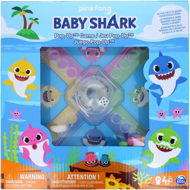 Baby Shark Childrens Play Time Pop Up Board Game, Ages 3-8