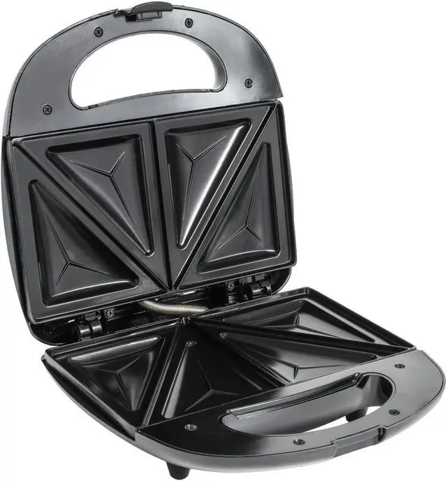 Alt view image 5 of 8 - Beille Panini Press Sandwich Maker Toaster Kitchen Appliances with Nonstick Grill Plates, Black