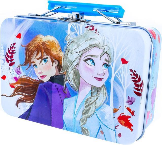 Disney Frozen Anna and Elsa Tin Lunch Box Set