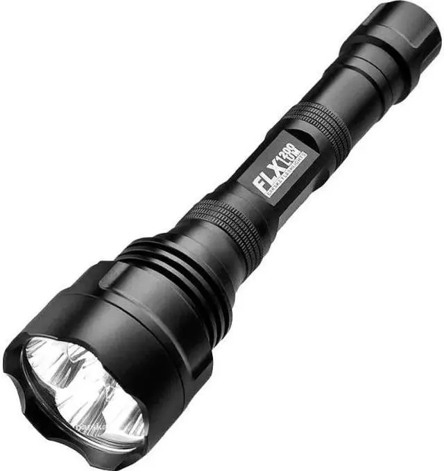 Alt view image 4 of 7 - Barska 1200 Lumen High Power Tactical Flashlight, Black -